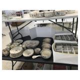 Dishes, Placemats, Protective Storage w Glasses,