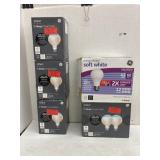 C-sleep smart bulbs & 8- 60 watt halogen bulbs
