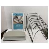 Shoe bag, 3- hole punch, & file organizer