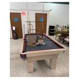 8ft x 4ft Pool Table, No Felt