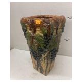 Vintage Grape Design Vase