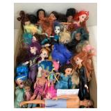 Dolls - Disney, Mattel, misc