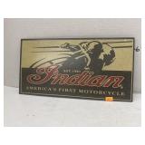 Metal sign - Indian Motorcycle