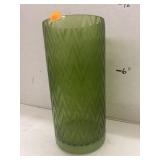 Emerald Green Glass Vase