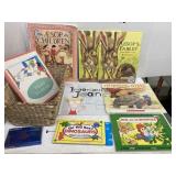 Books, basket, & new cassette tape