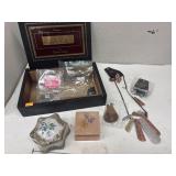 Vintage Trinket Boxes, Jewelry, Wooden Box Lot