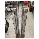 2 Metal cd racks