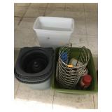 Misc, waste basket, tote, washer