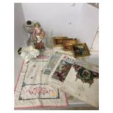 Lot of antique/Vntg decor, sheet music, &