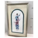 P Buckley Miss Print signed & Numbered