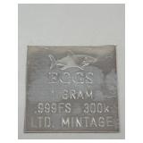 1-gram ECGS silver piece / bar