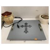 Candle Warmer, Tray, Box Decor