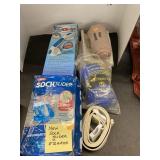 Sock slider, EZ Grip, wraps, & safety belt