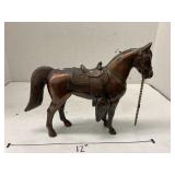 Metal horse figure