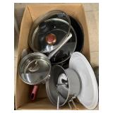 Box of pots and pans