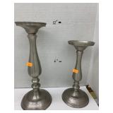 2 candle stick holders