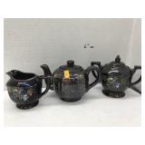Tea pot, Sugar and Creamer