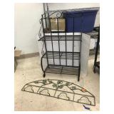 Foldable metal shelf and Wire Rack Hanger