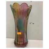 Multi colored vase