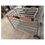 Metal Ball Cart - 2 wheels missing and 1 falls