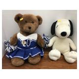 2 Stuffed Animals, Snoopy and Build a Bear