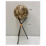 Wood & metal ball and tripod
