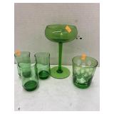 Green glassware
