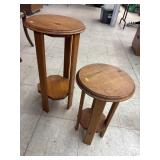 2 Wooden Stands
