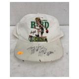 Signed Larry Bird hat