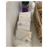 Pillow Cases, Plastic Bead Necklaces, misc