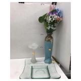 2 Vases and Bowl