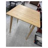 Compact Square Wooden Table - approx 27.5 inches
