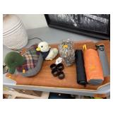 Wooden Tray & Misc