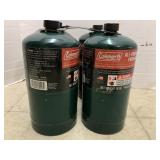 4 Coleman All Purpose Propane Cans