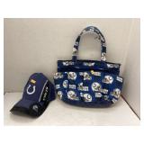 Indianapolis Colts hat & purse