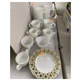 Milk Glass, Federal Beat Proof Glass, Misc