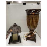 Bird feeder and lamp