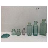 Bottles and Glass Lid