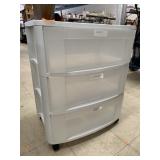 3-drawer storage on wheels