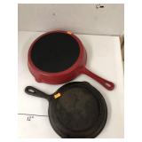 2cnt Cast Iron Skillets