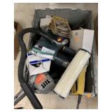 Tote box of Tools, Lights, Filter
