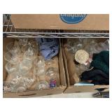 2 boxes of dishes and misc