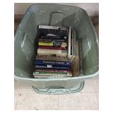 Tote w/ Lid w/ Books