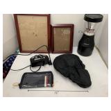 Alarm Clock, Tommy Hilfiger wallet, Lantern, misc