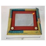 Vntg Etch a Sketch with Box