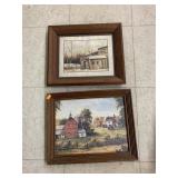 2cnt Framed Barn Decor