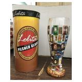 Lolita Pilsner Glass & Container, Message in the