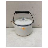 Enameled tea kettle