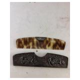 Vintage Midcentury  Silver-plate Comb Case
