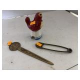 Vintage Pie Vent, Clothes Pin, Letter Opener Lot
